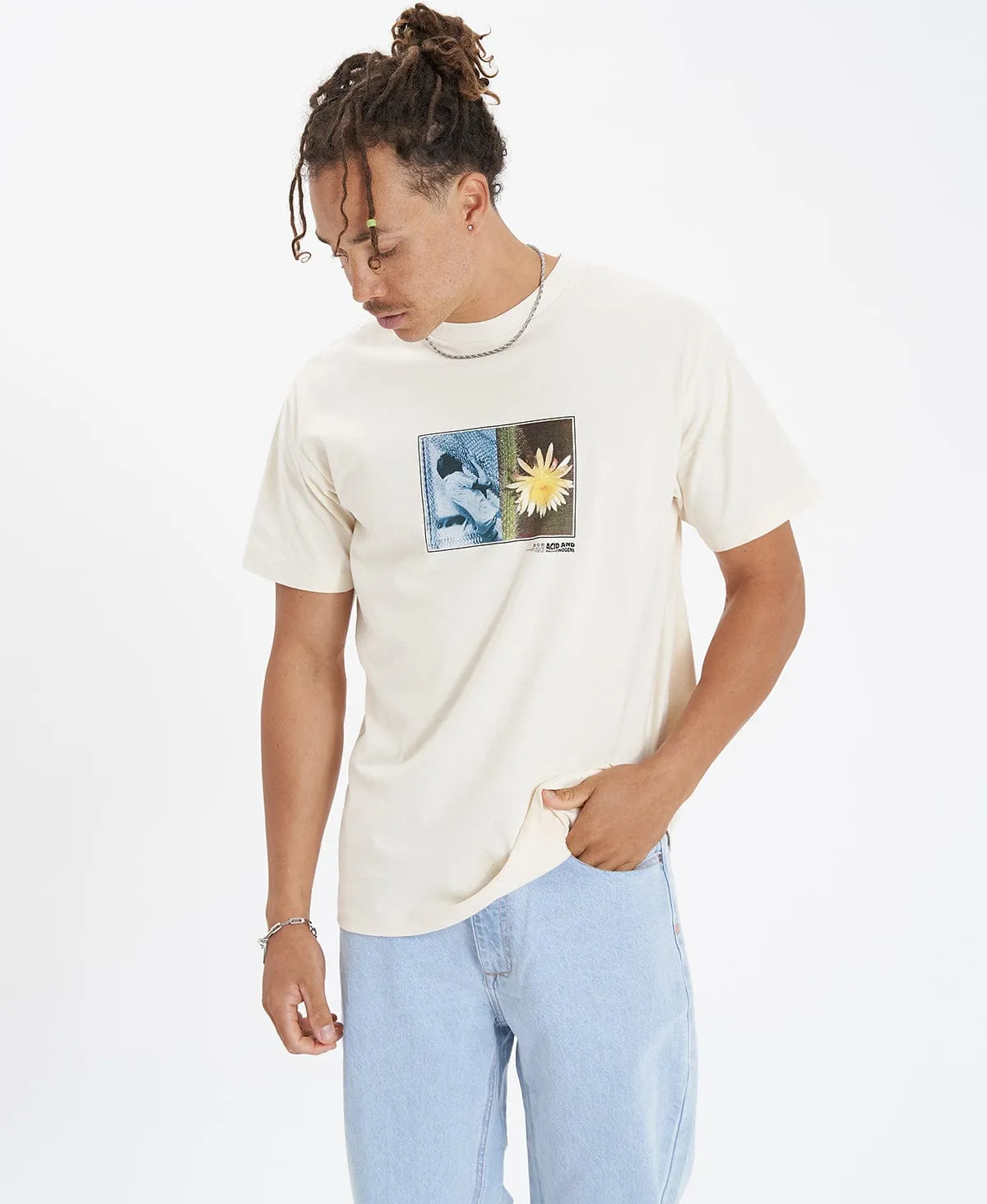 A And H Merch Fit T-Shirt Heritage White