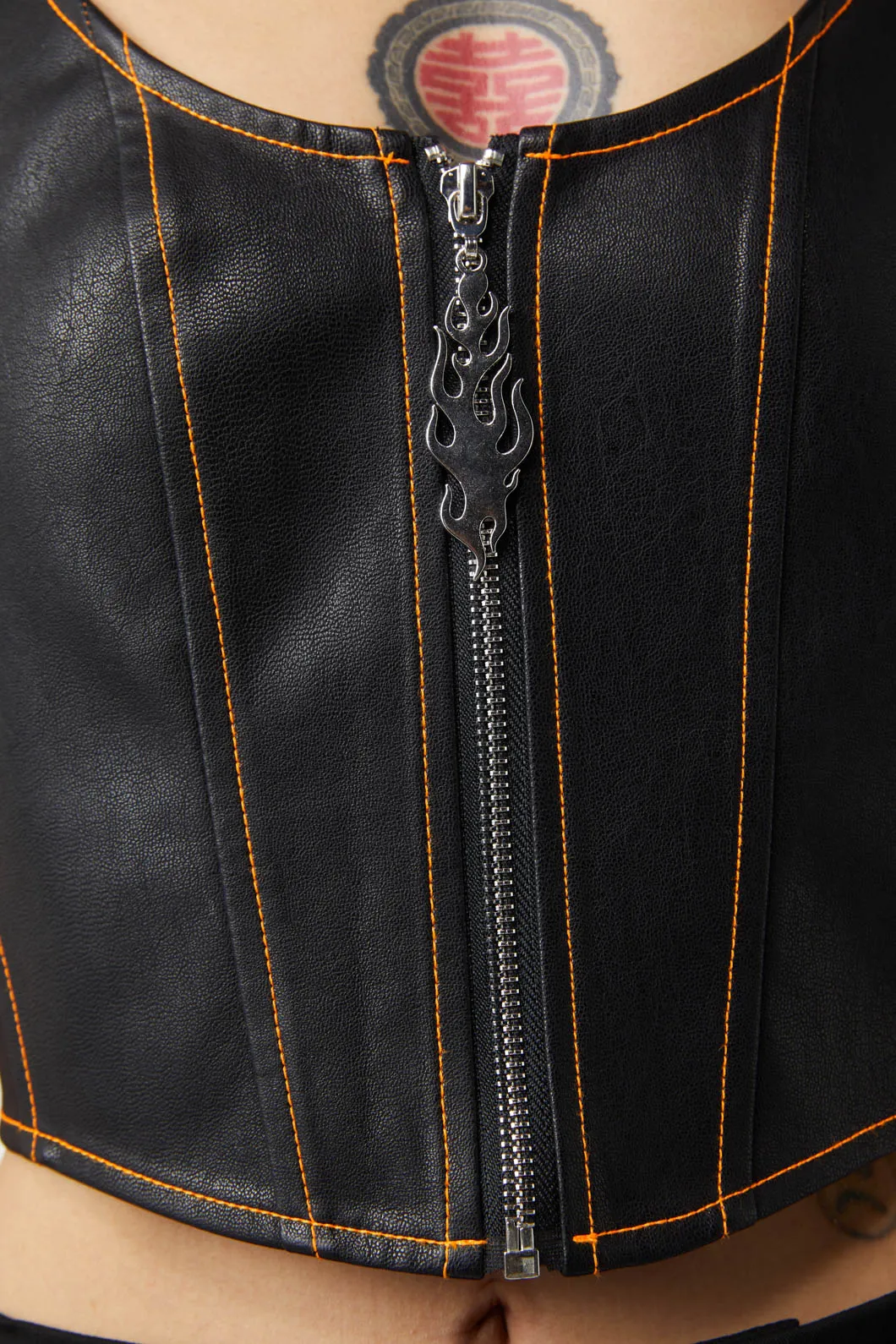 Ablaze Pu Corset