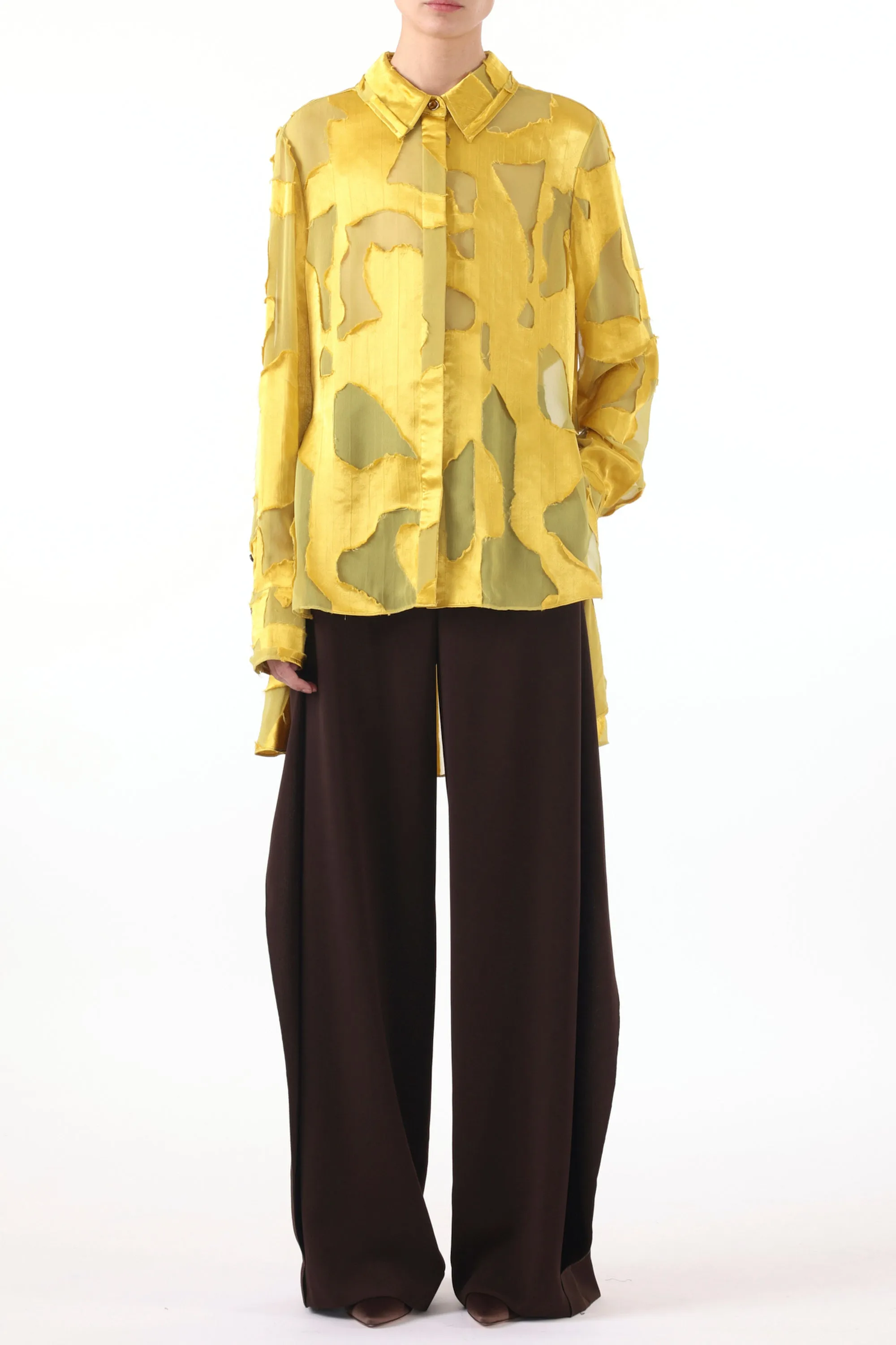 ABSTRACT FIL COUPE BUTTON DOWN SHIRT