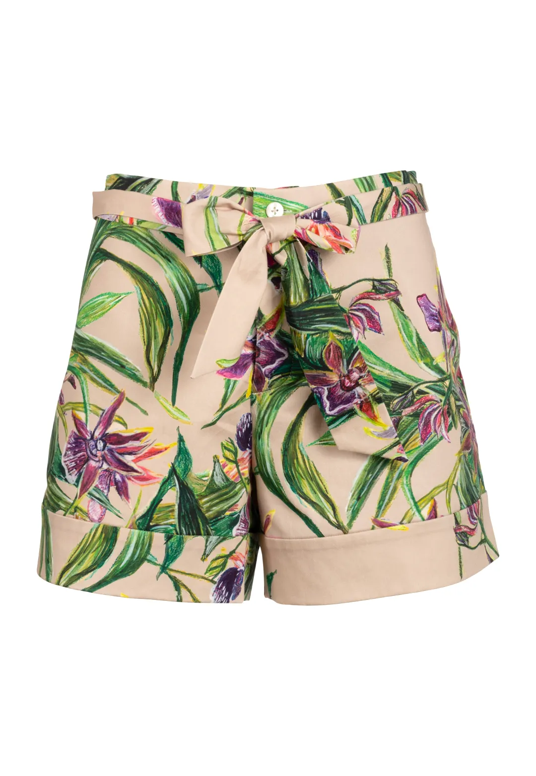 Aster Cotton Shorts in Regalia