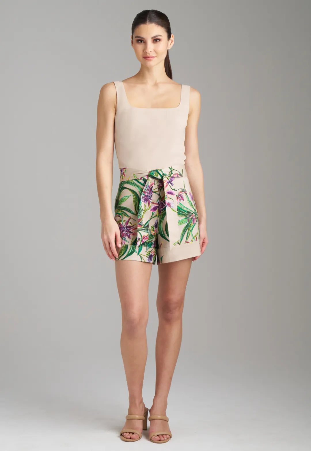 Aster Cotton Shorts in Regalia