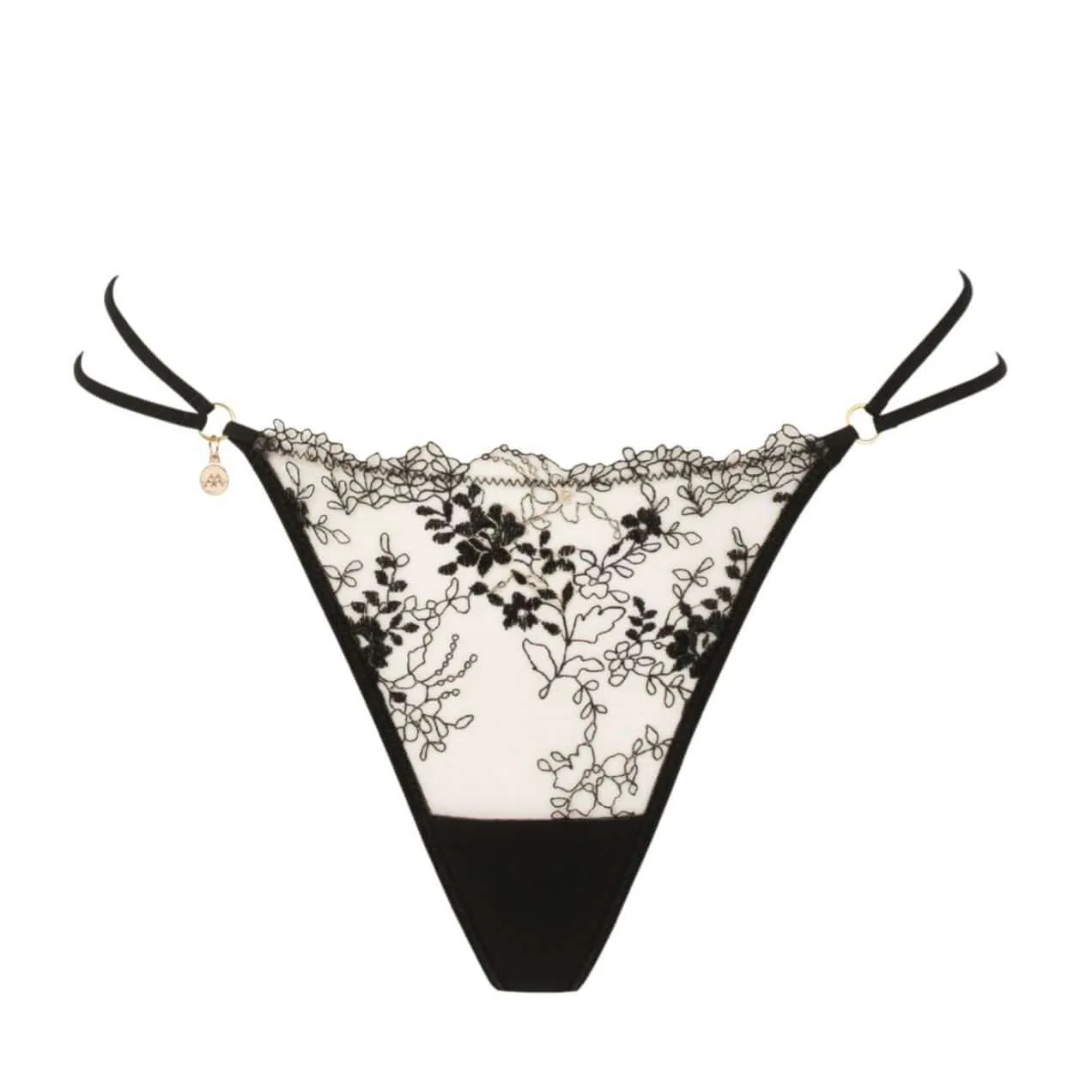 Atelier Amour  Aprs Minuit String in Black AP23