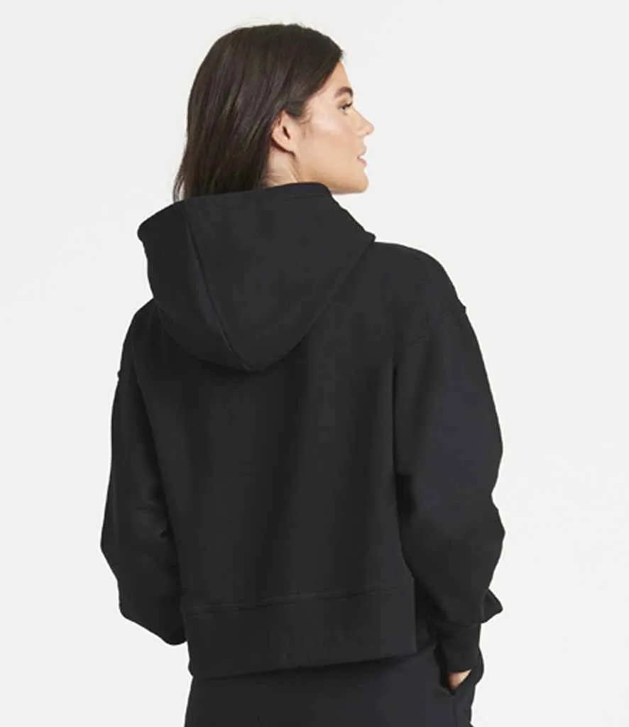 AWDis Ladies Relaxed Hoodie | Deep Black