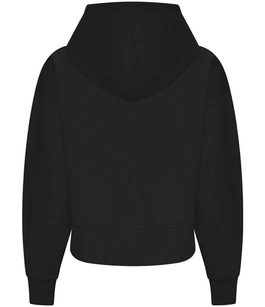 AWDis Ladies Relaxed Hoodie | Deep Black