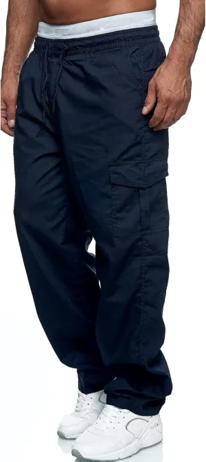Cargo Pants for Men Work Pockets Mens Sweatpants Slim Fit Sports Active Joggers for Men Elastic Waist Mens Sweatpants