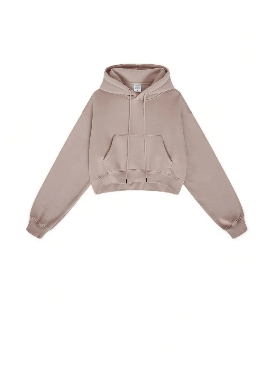 Cropped hoodie