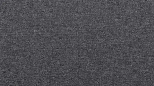 DHP Janford Upholstered Platform Bed with Modern Vertical Stitching on Rectangular Headboard, Queen, Gray Linen