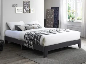 Espresso Wood Platform Bed- NO Box Spring Required- All Sizes Available- Model #5345