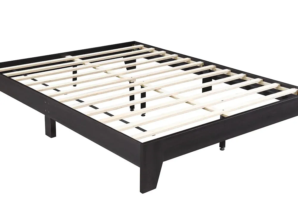 Espresso Wood Platform Bed- NO Box Spring Required- All Sizes Available- Model #5345