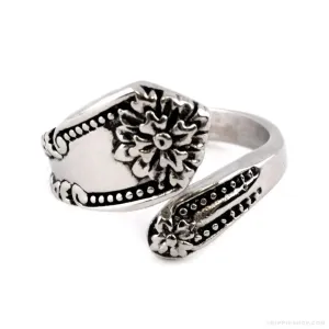 Floral Spoon Ring