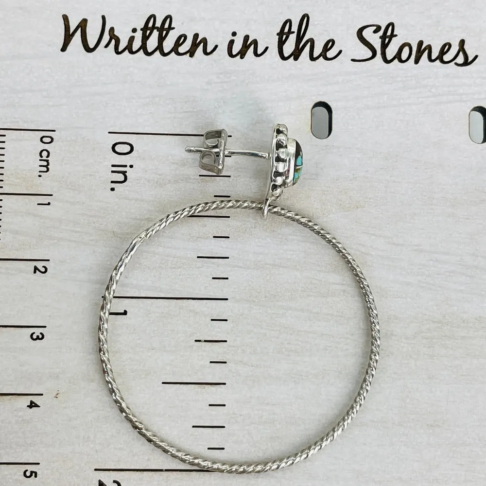 Girls Just Wanna Have Fun {White Buffalo} Stud & Hoops