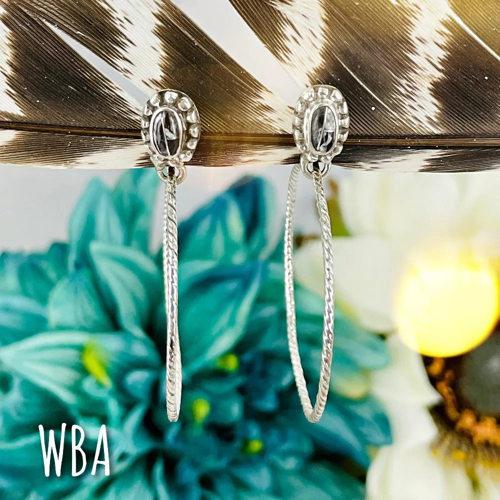 Girls Just Wanna Have Fun {White Buffalo} Stud & Hoops