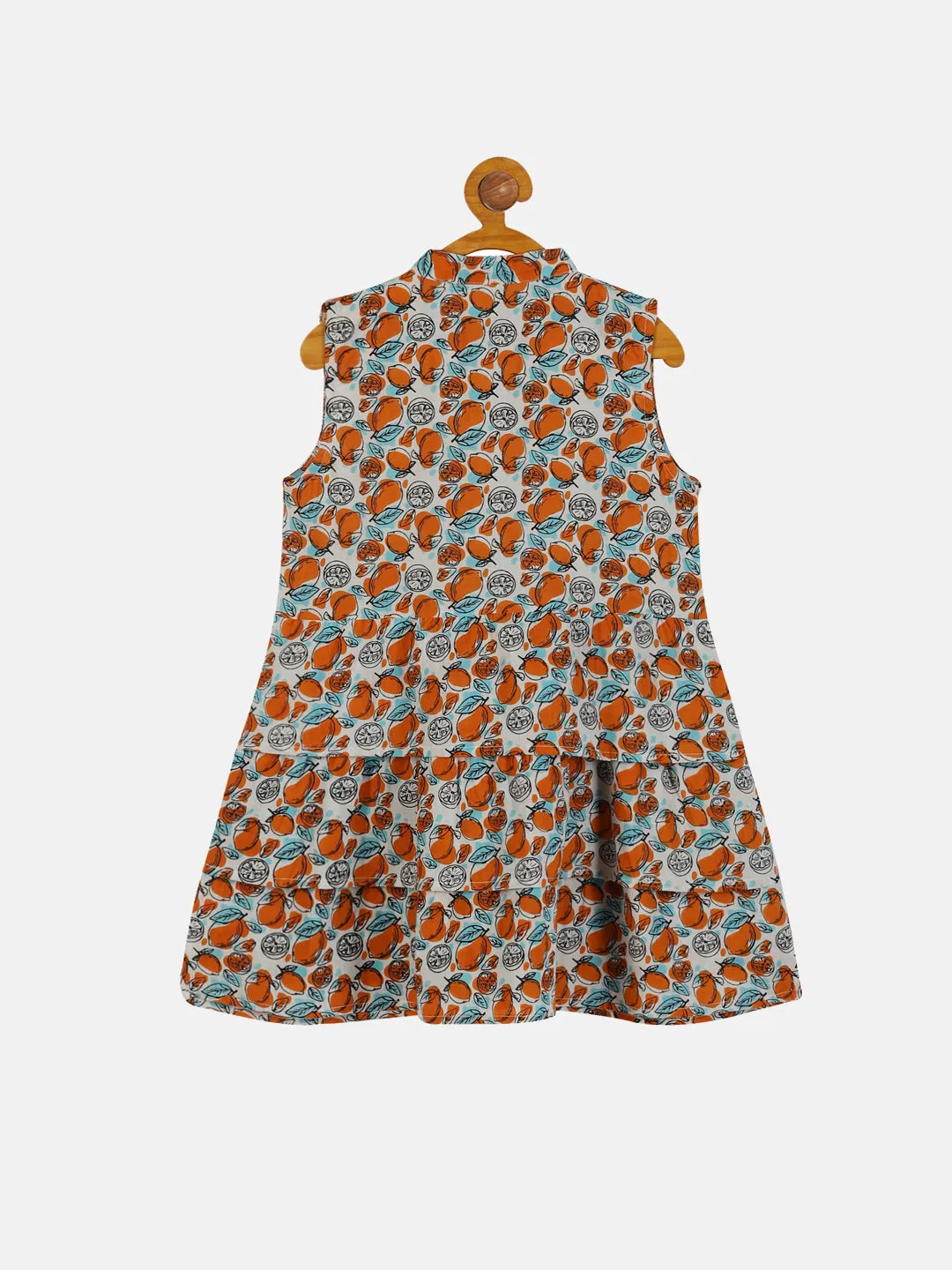 Girls Sleeveless Layered dress