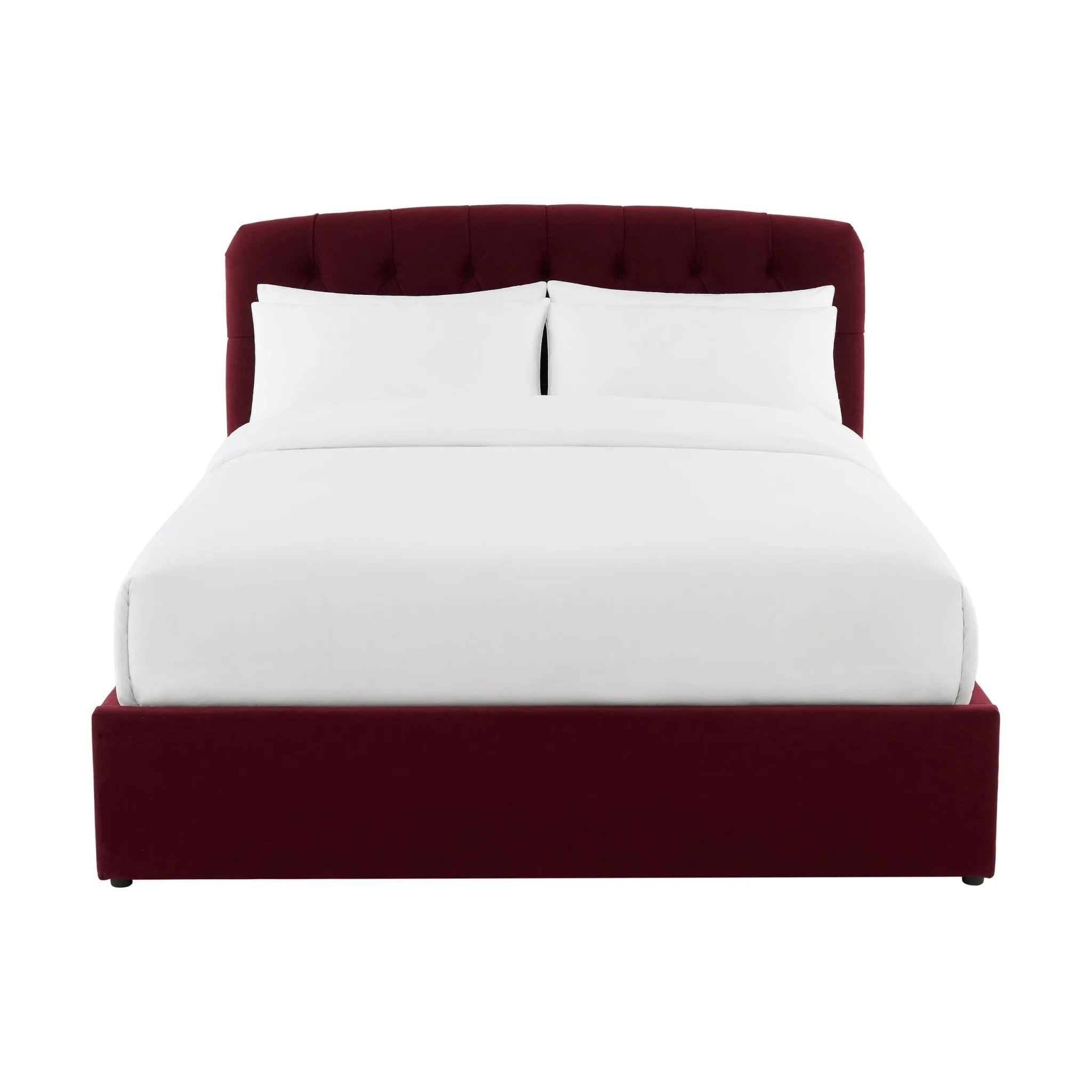 Hebden Ottoman Storage Bed - Berry