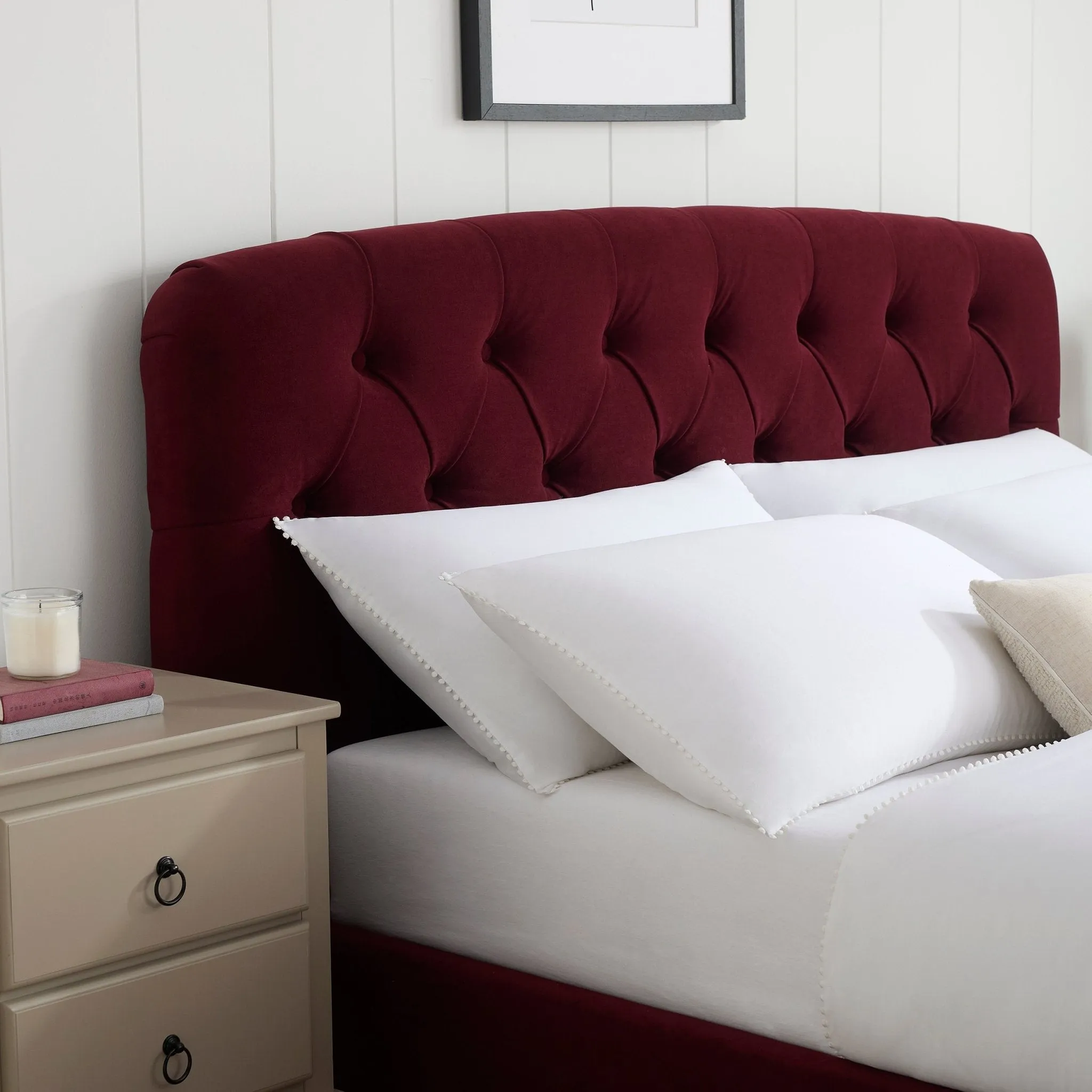 Hebden Ottoman Storage Bed - Berry
