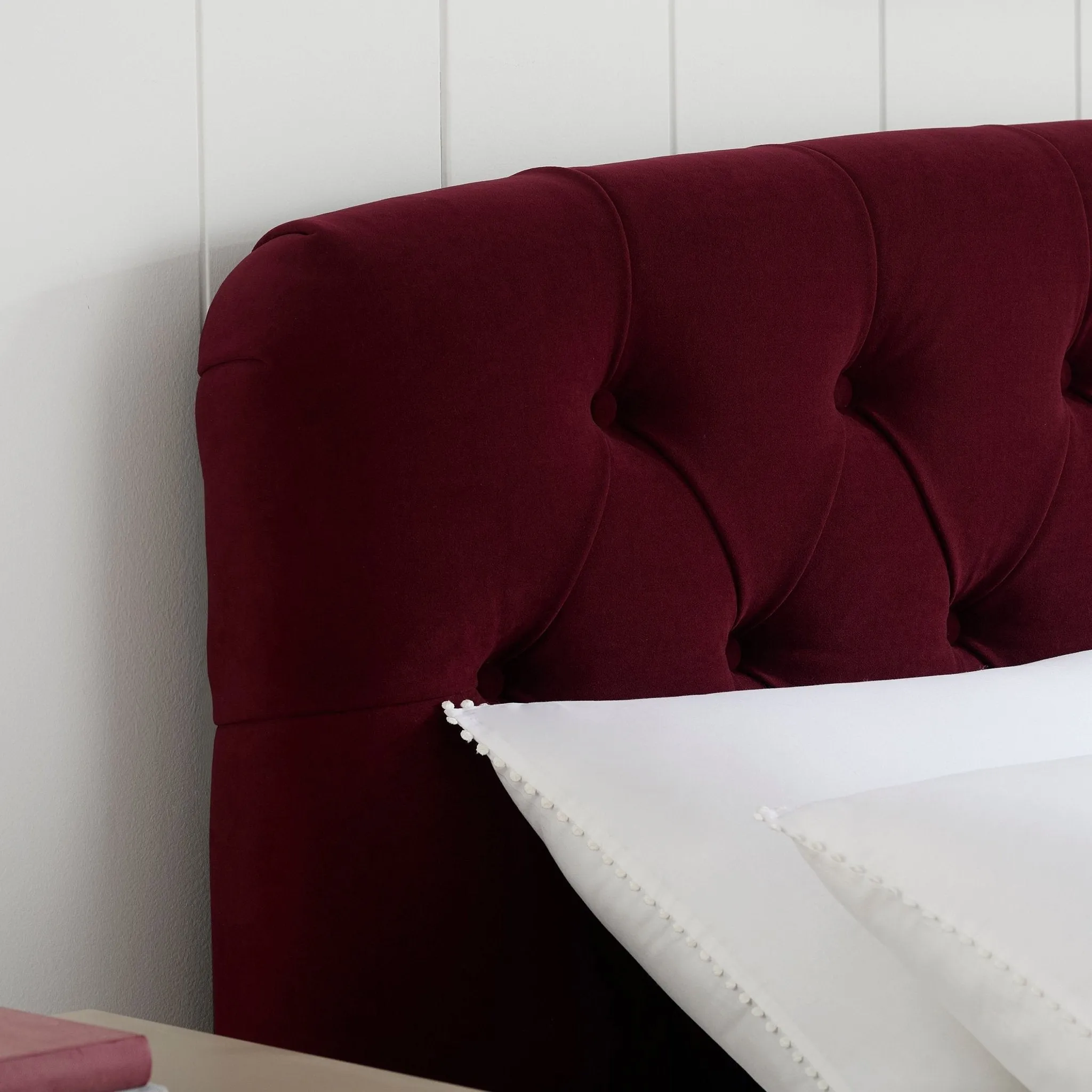 Hebden Ottoman Storage Bed - Berry