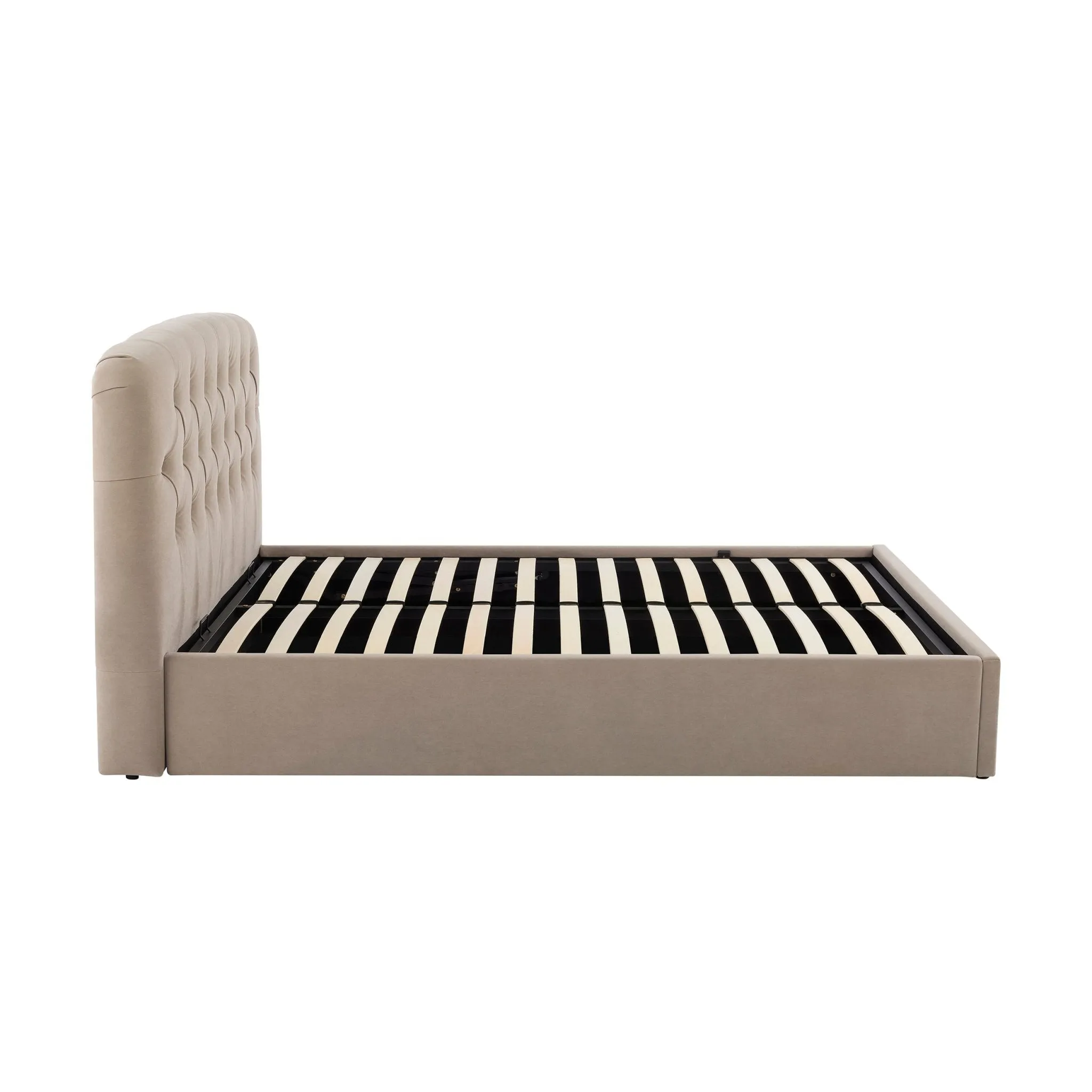 Hebden Ottoman Storage Bed - Sand