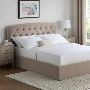 Hebden Ottoman Storage Bed - Sand