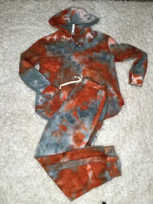 honeyme Rusty Hooded Lounge Wear Tops