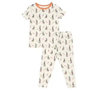 Hoppin’ Bunnies & Carrot Patch Short Sleeve Pajama Set (6M-7Y)