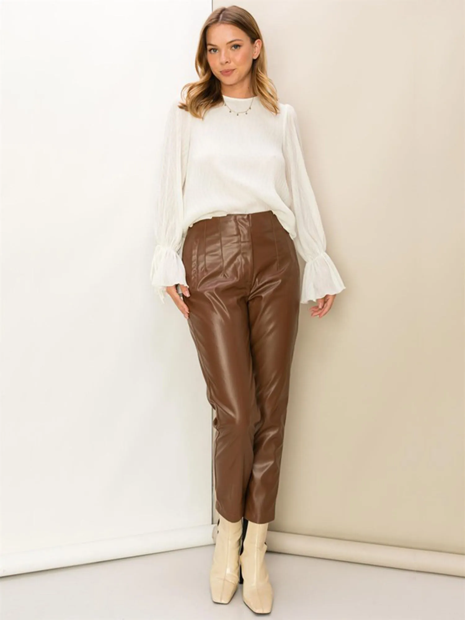 Hyfve Bell Sleeve Pleated Chiffon Blouse - Brands We Love