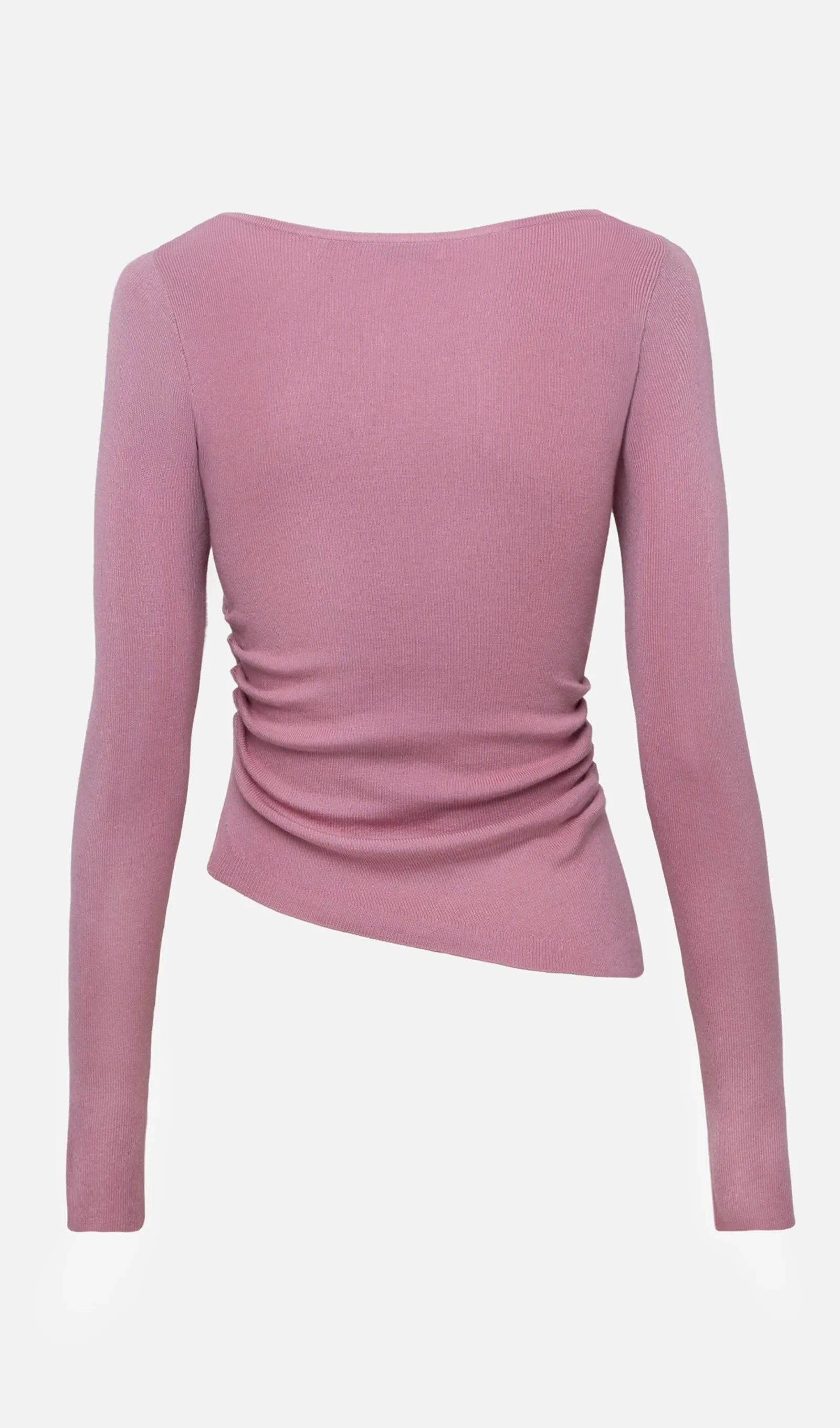 Jersey Draped Shoulder Top