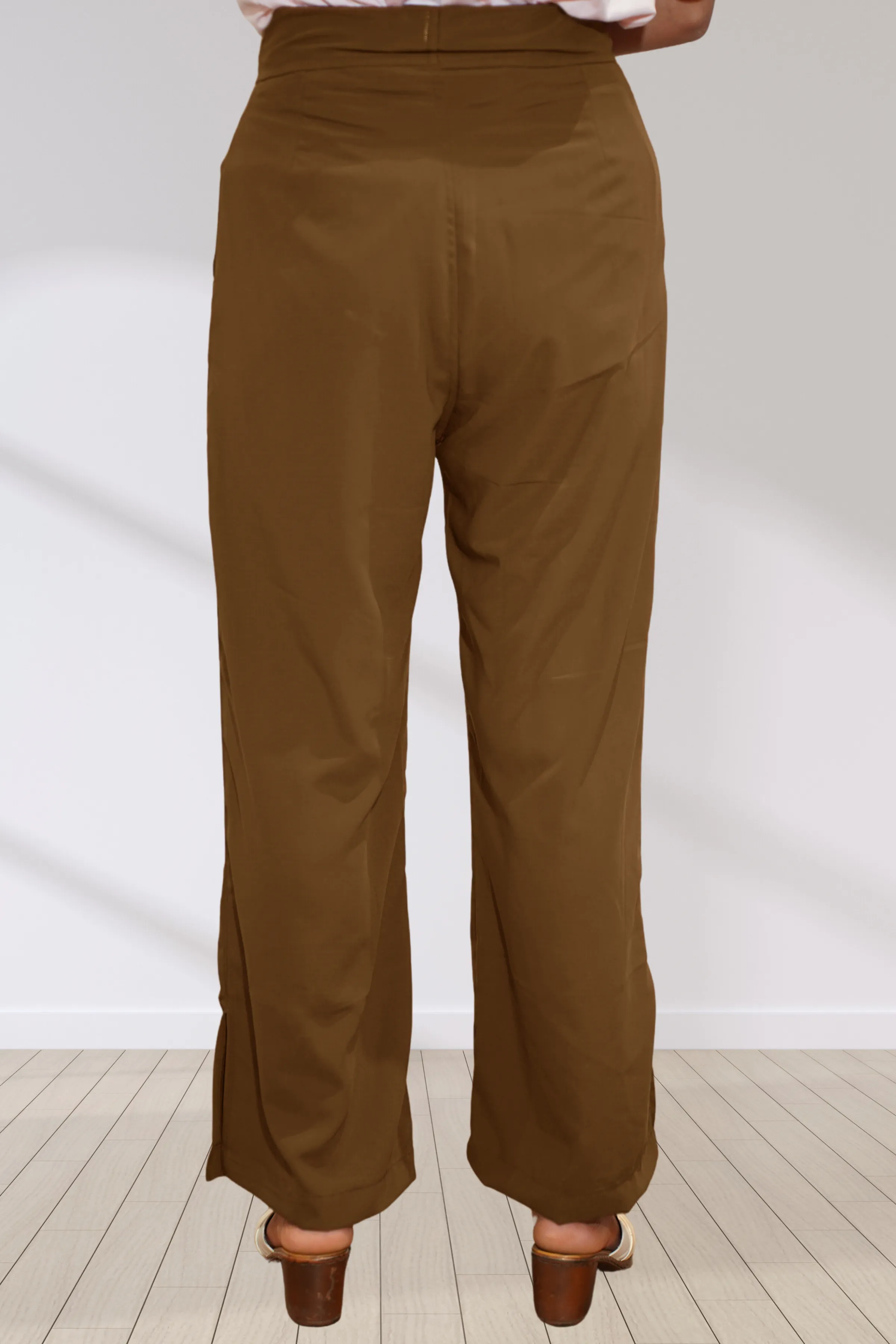 Khakhi All Day Flared Pants