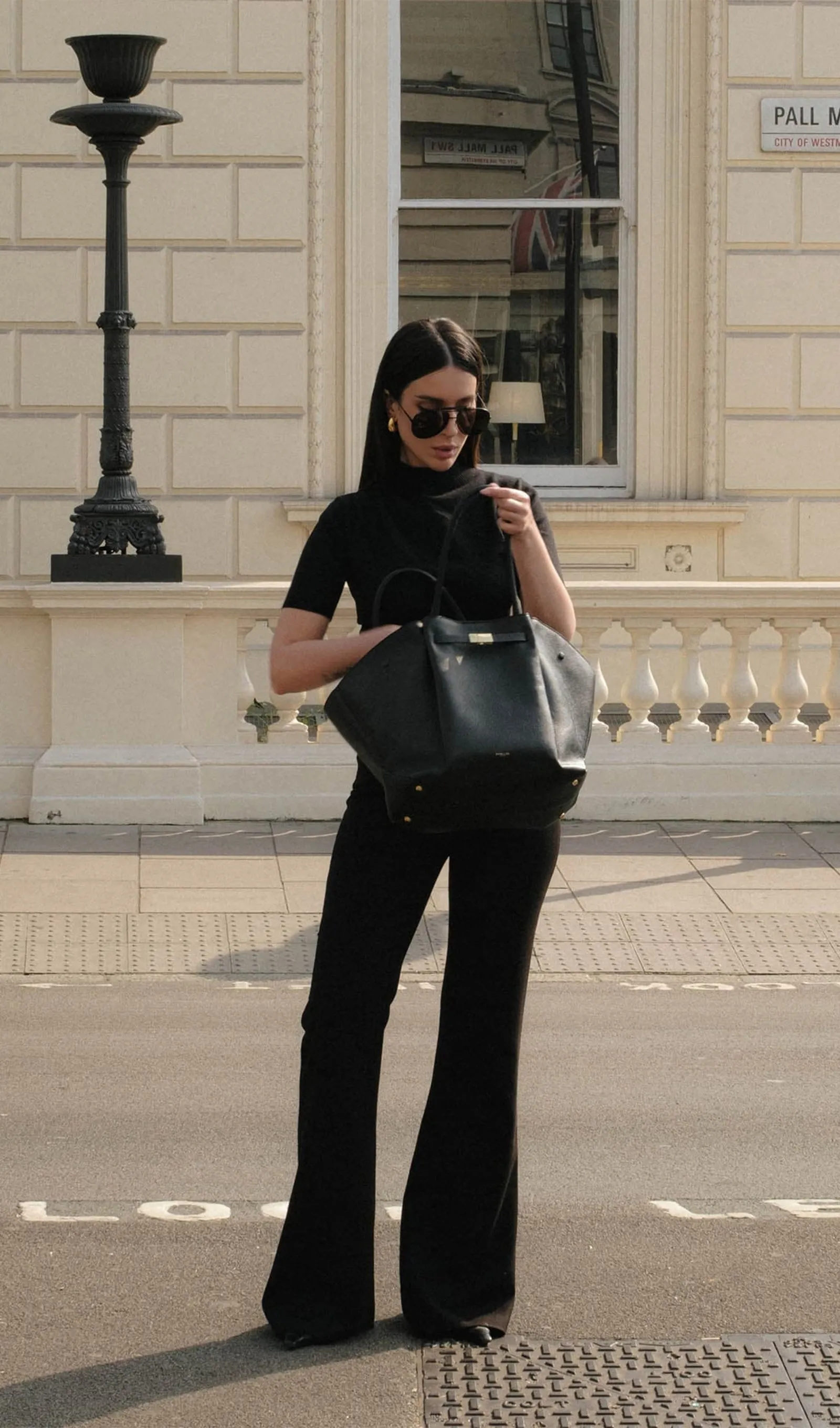 Knitted Top With High Collar