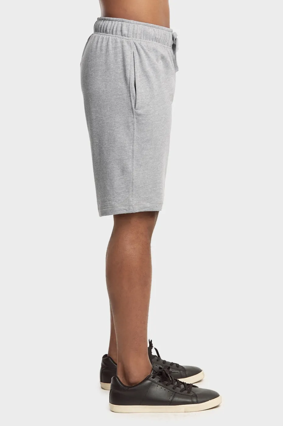 KNOCKER MEN'S LIGHTWEIGHT TERRY SHORTS (FS1120_H.GR)