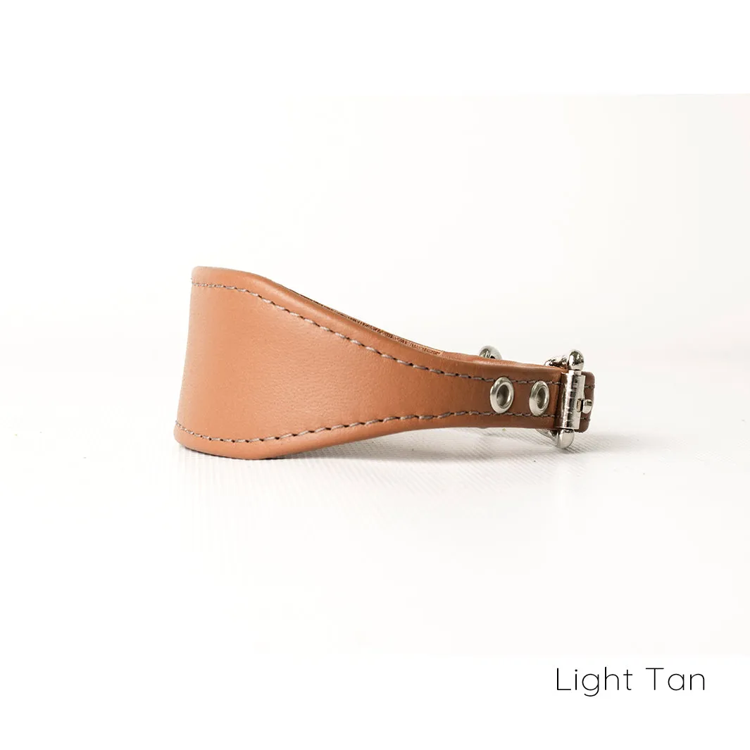 Leather Whippet Collars by Petiquette
