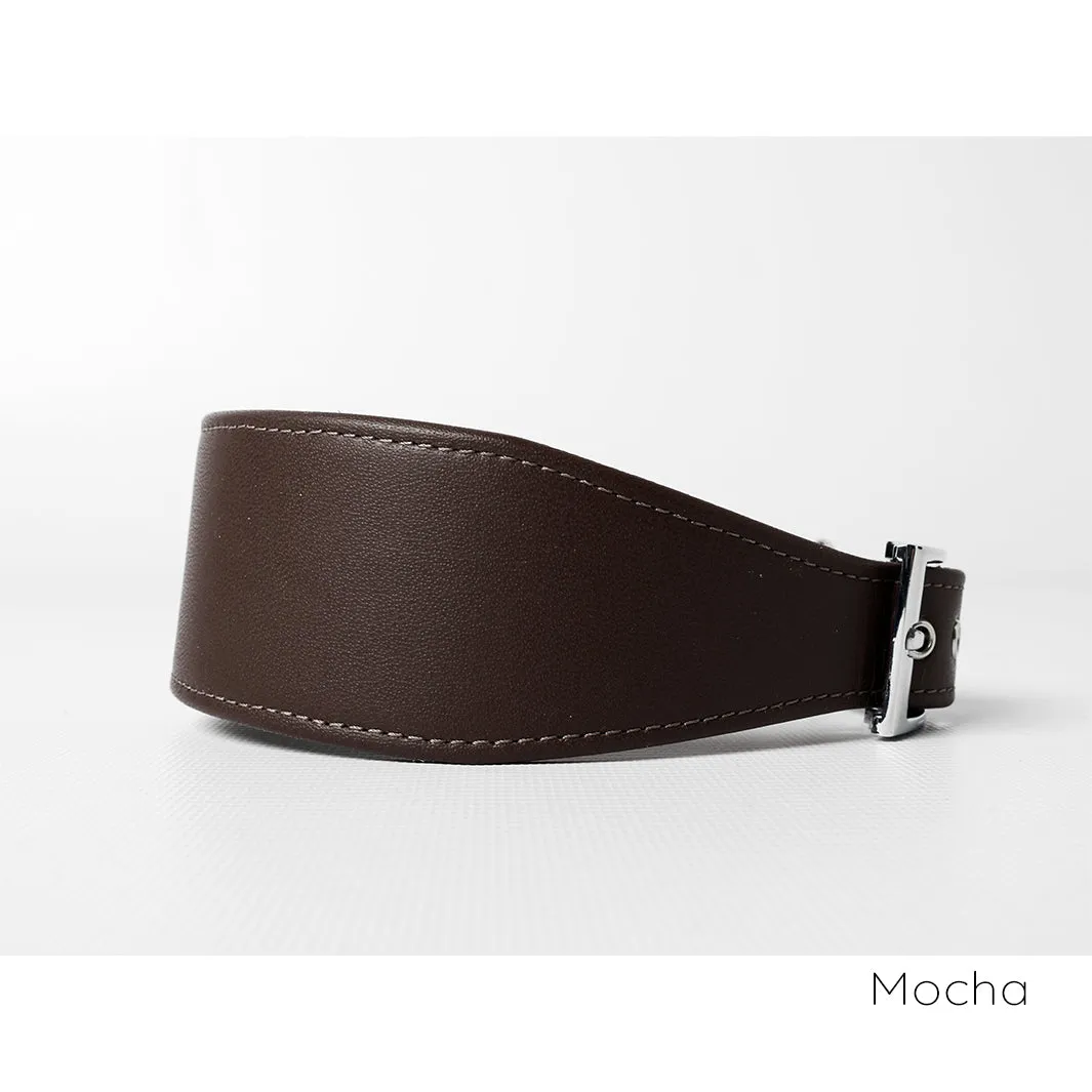 Leather Whippet Collars by Petiquette