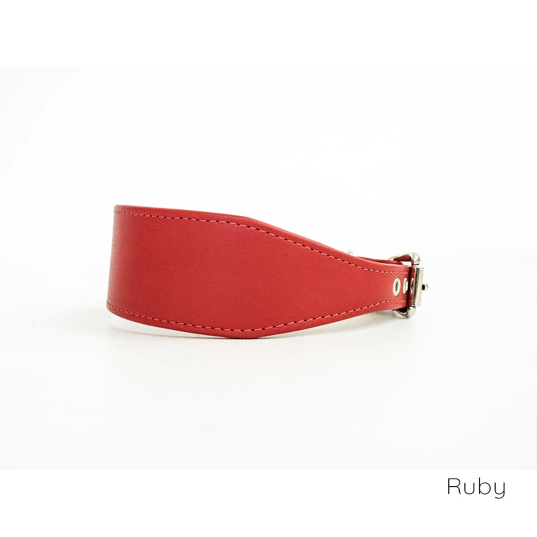 Leather Whippet Collars by Petiquette