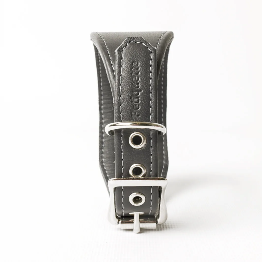 Leather Whippet Collars by Petiquette