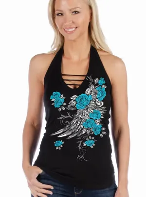 Liberty Wear Collection Tops: Tank Devilish Blossomed Elegance