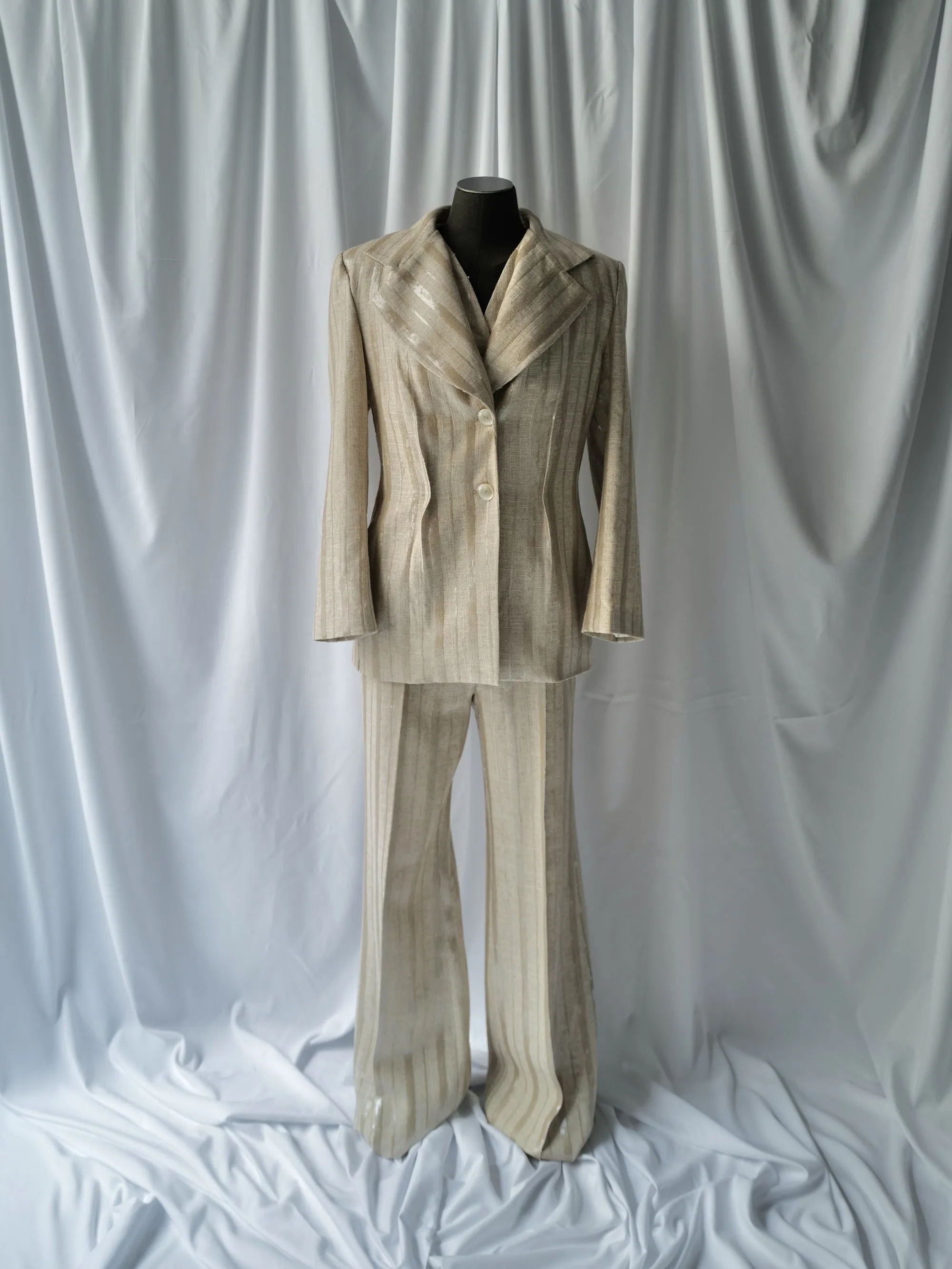 Linen and Viscose Blend Jacket MARGO SS25