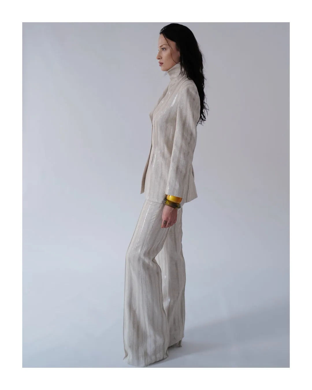 Linen and Viscose Blend Jacket MARGO SS25
