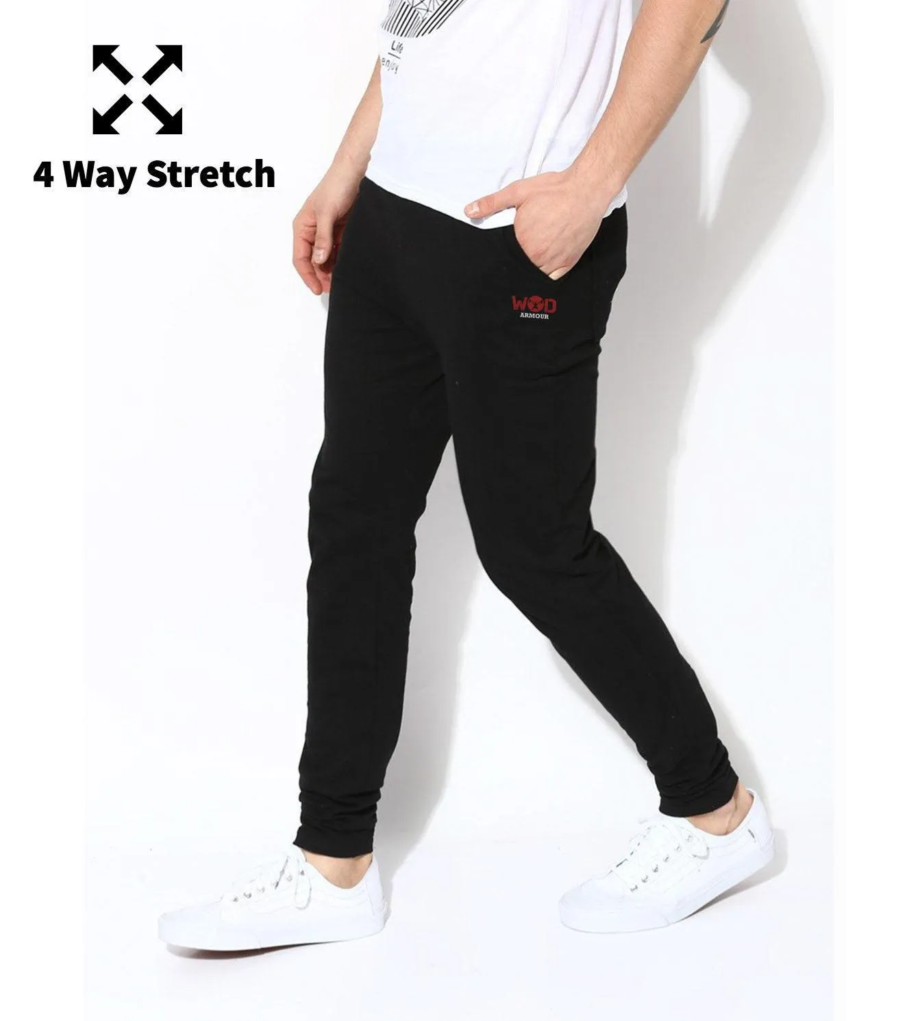 Men's Black Track Pants