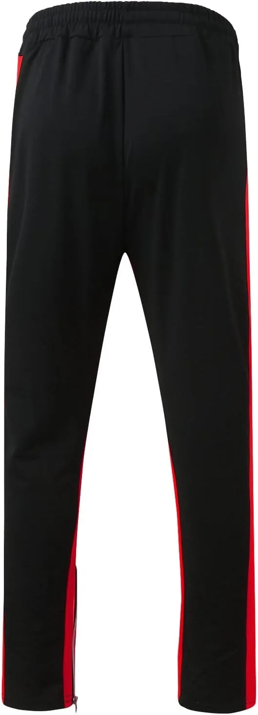 Mens Sweatpants Joggers Pants Man with Pockets Men's Cotton Sweatpants with Cargo Pockets Open Bottom Yoga Pants for