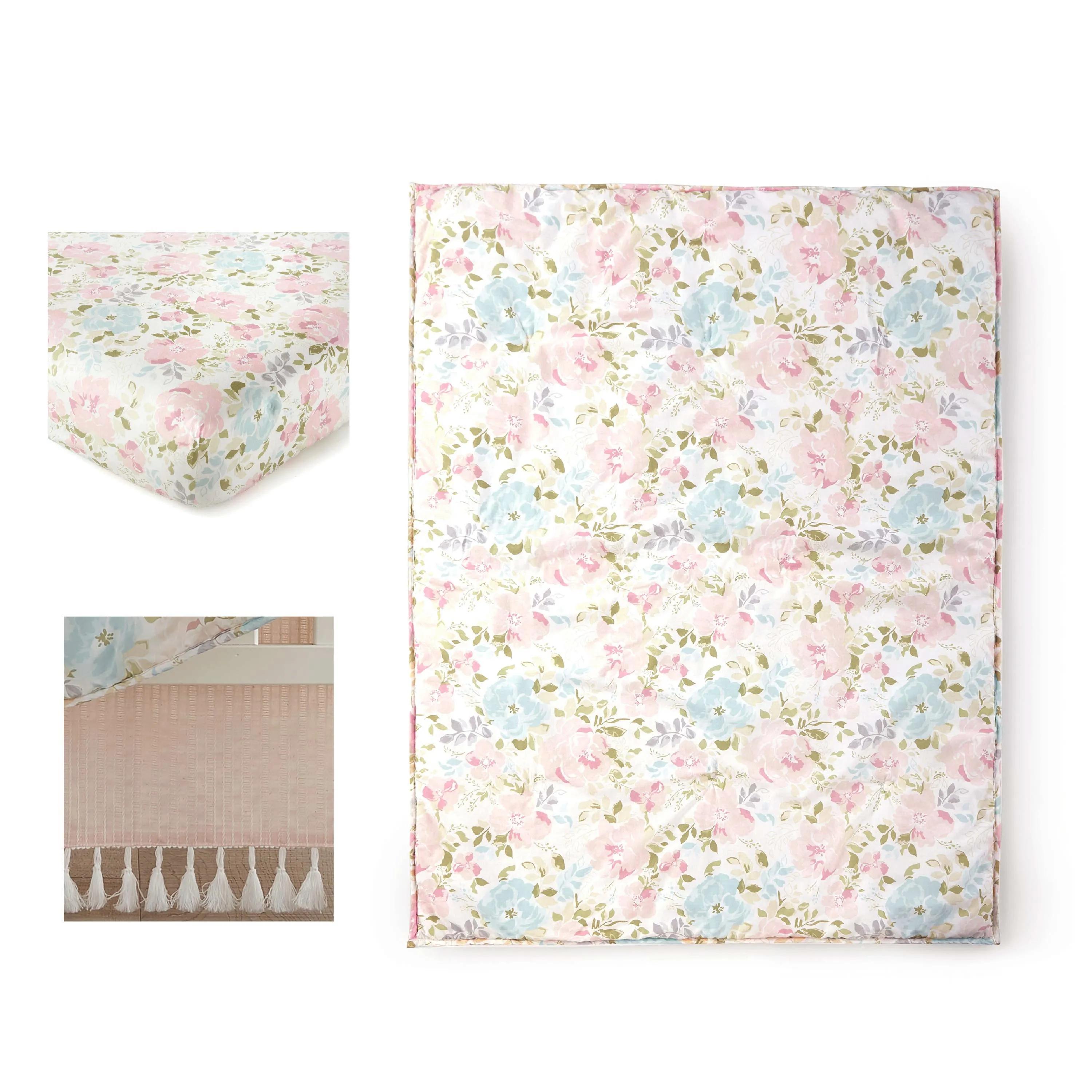 Nest & Nod Amelia 3PC Crib Bedding Set