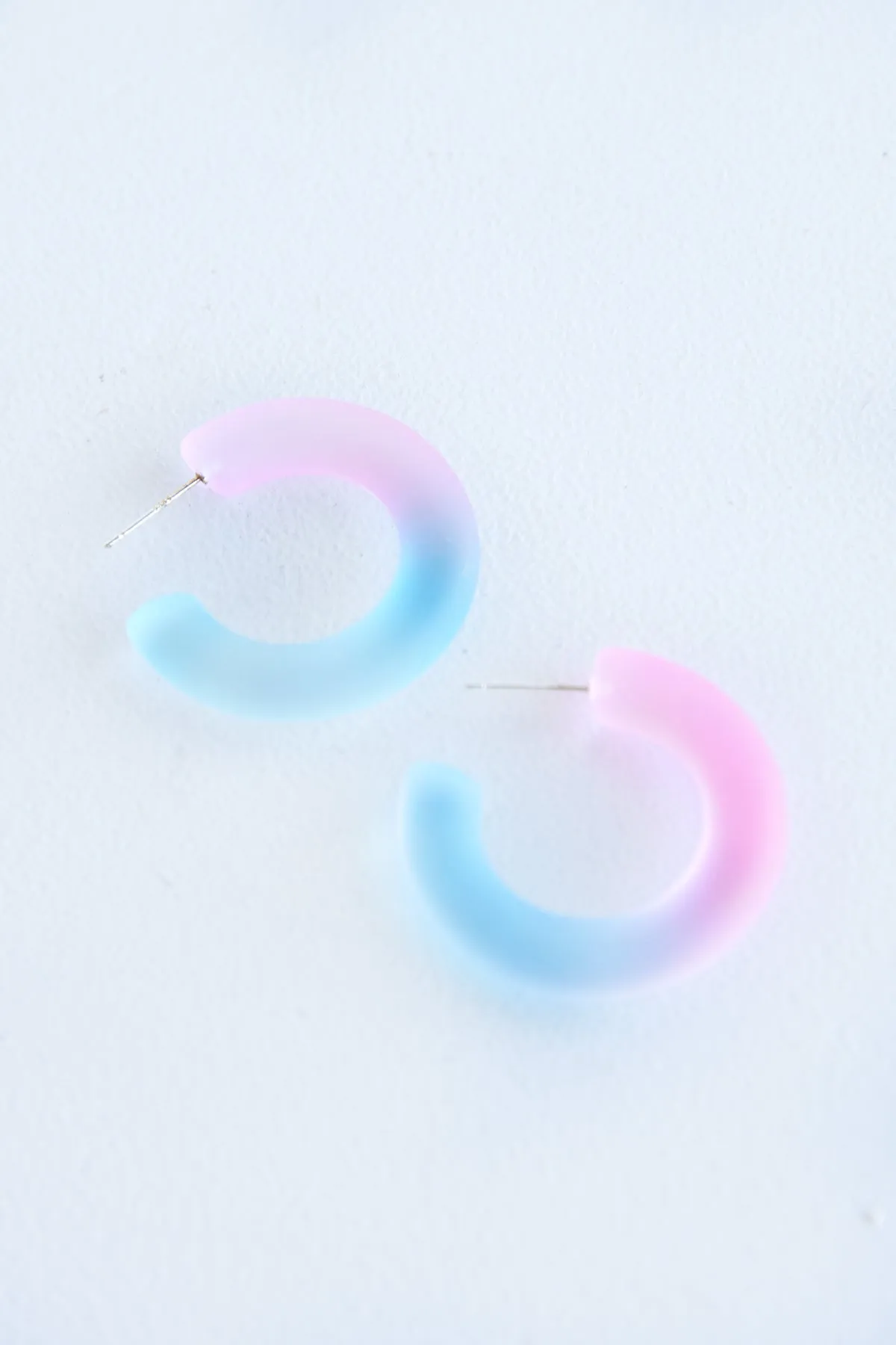 OMBRE HOOPS -BLUE