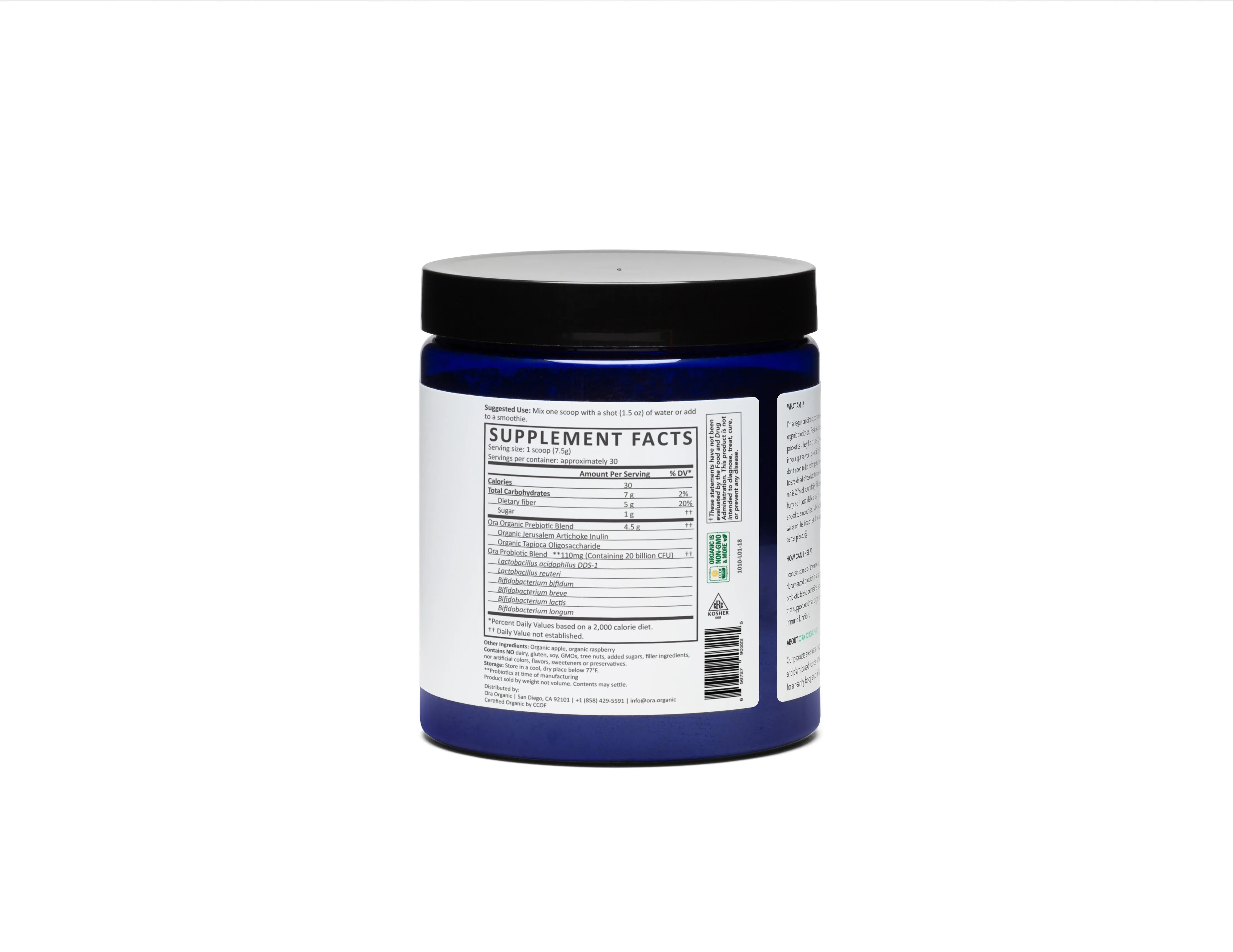 Organic Probiotics with Prebiotics Powders