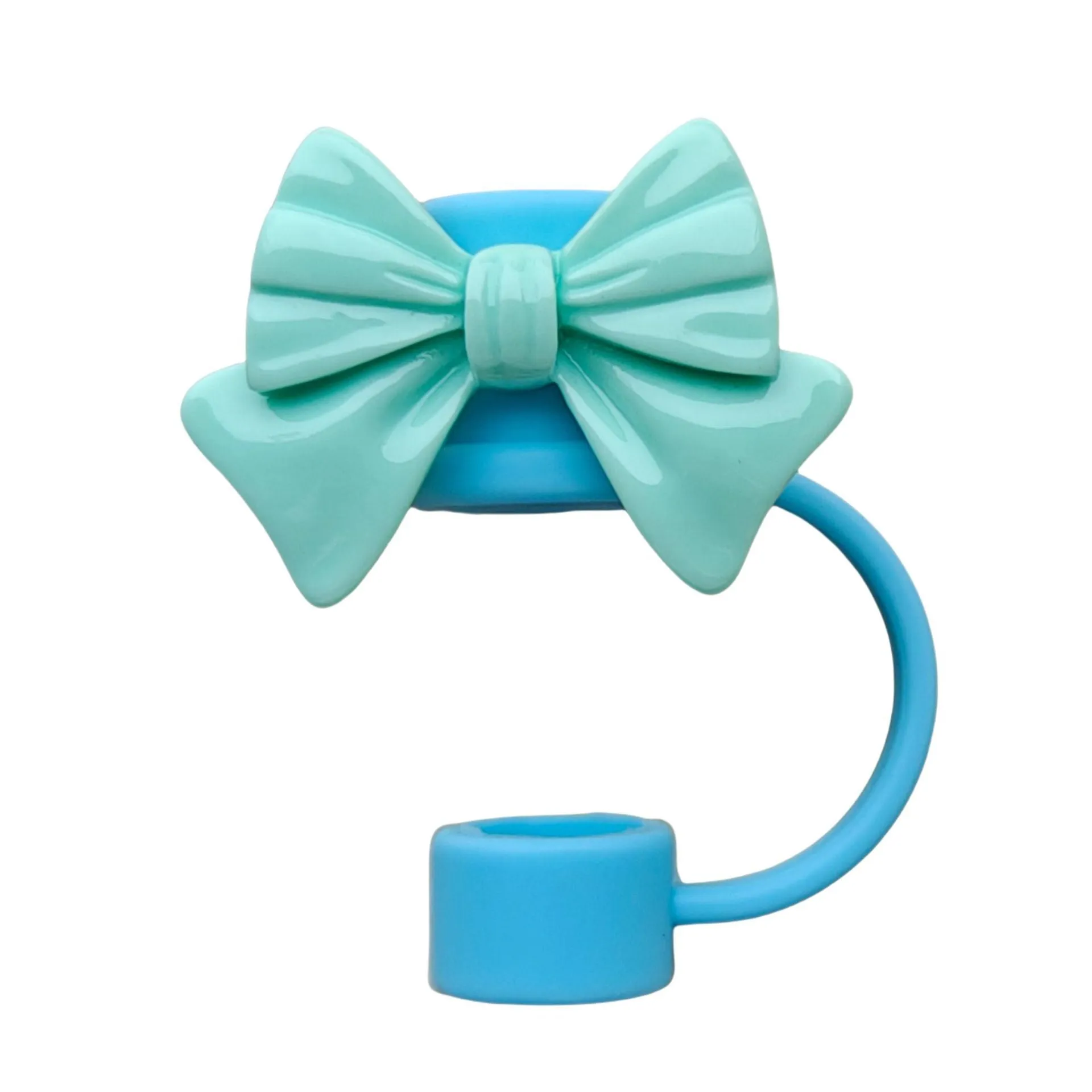 Owllaser Bowtie Straw Stopper, PVC Straw Accessory for 10mm Straw