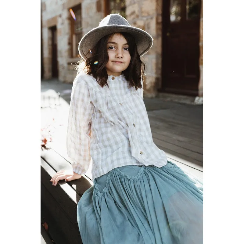 Peggy Harper Skirt In Blue Surf