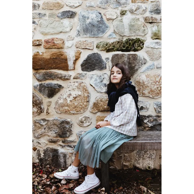 Peggy Harper Skirt In Blue Surf