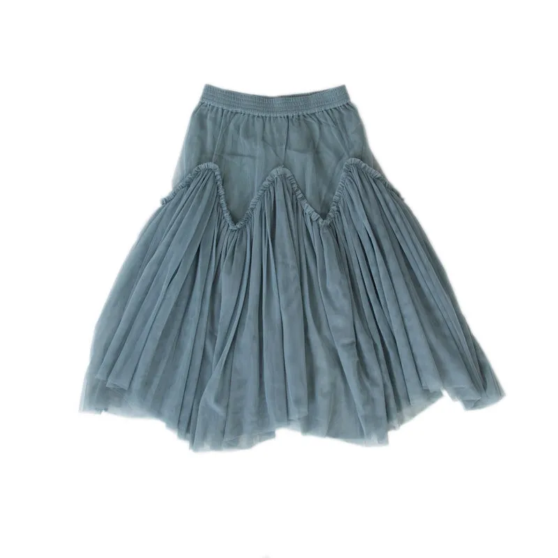 Peggy Harper Skirt In Blue Surf
