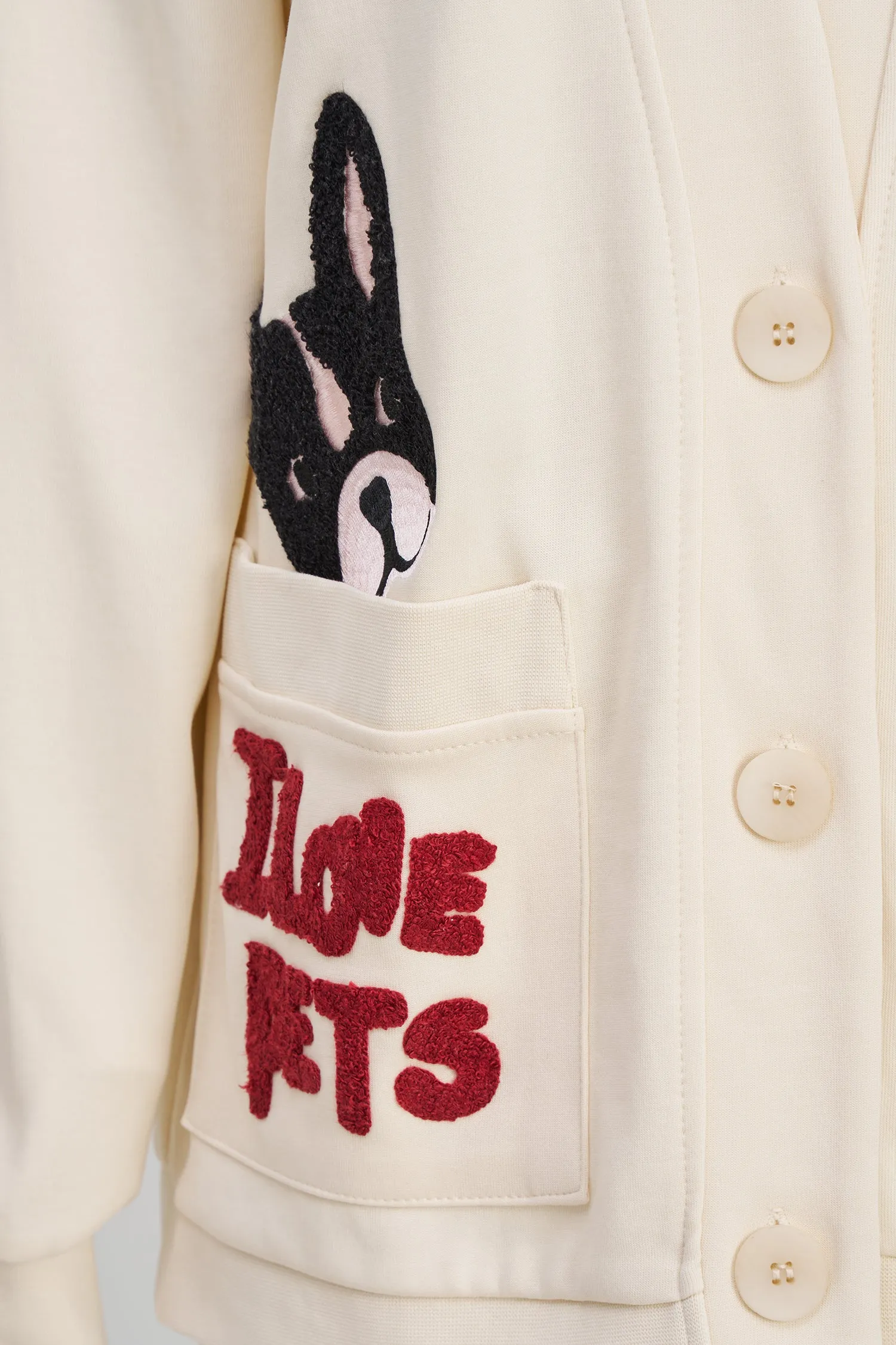 Pets Patch Cardigan | Ema&Carla