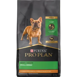 Pro Plan Adult Small Breed Chicken & Rice Formula Dry Dog Food - (6lb & 18lb)
