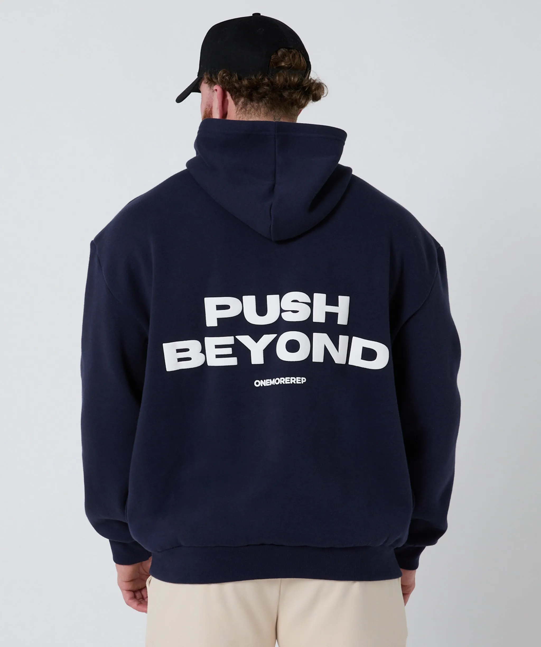 Push Beyond Oversize Hoodie Slate