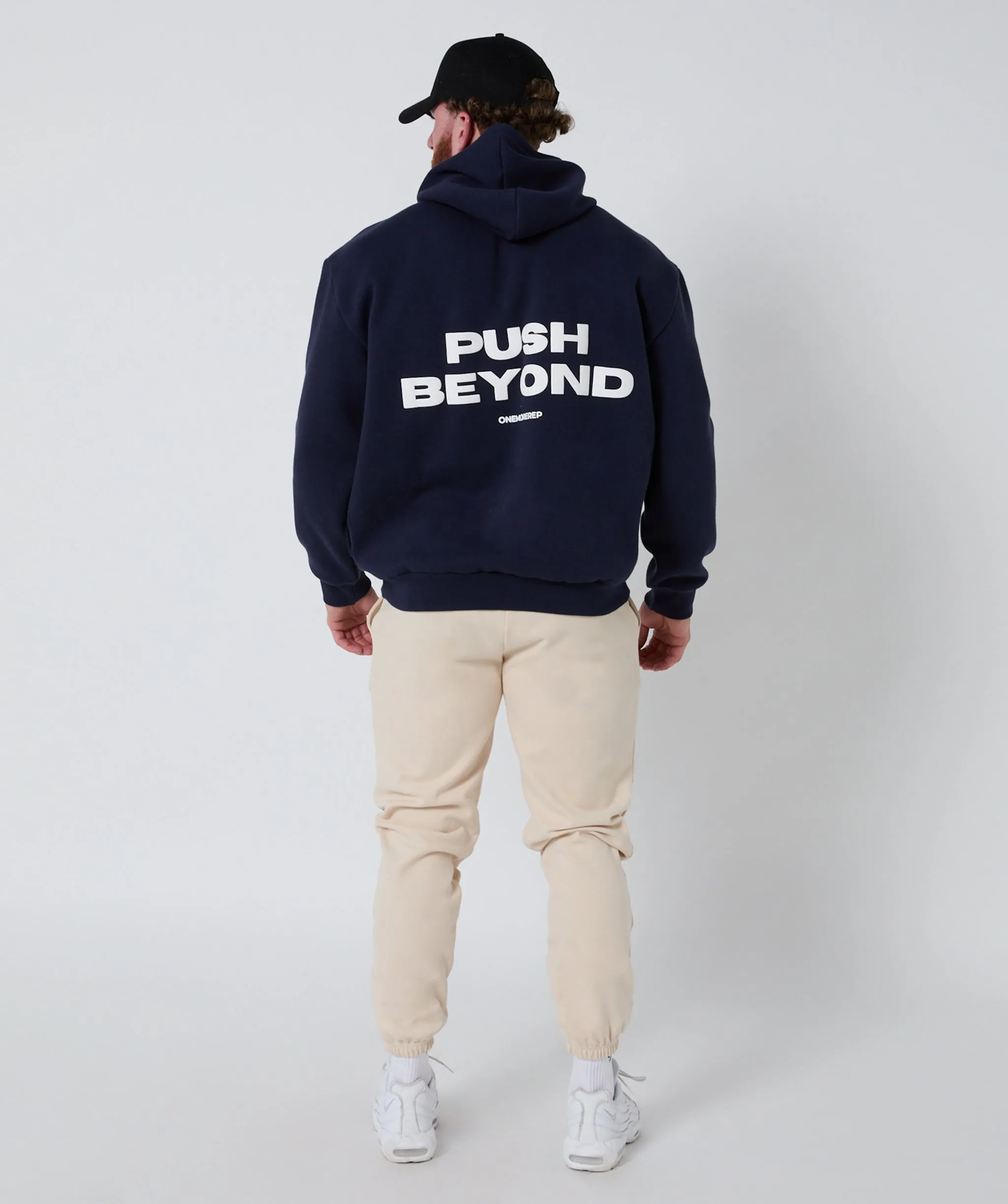 Push Beyond Oversize Hoodie Slate