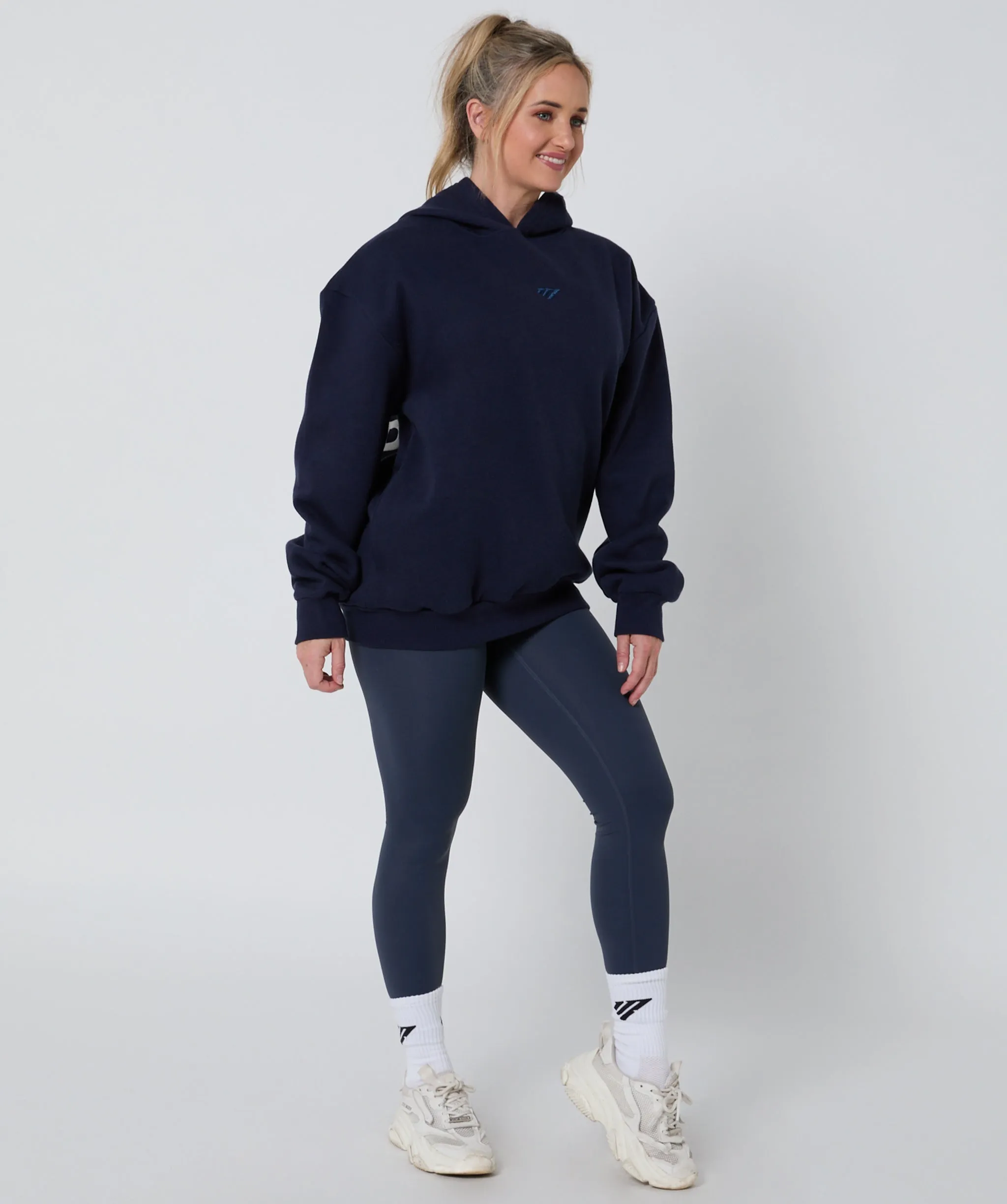 Push Beyond Oversize Hoodie Slate